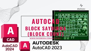 AUTOCAD DE HIZLI MALZEME SAYISI ÇIKARMA  METRAJ ÇIKARMA Autocadde block saydırma [upl. by Bierman]