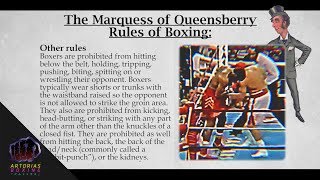 The Original Rules of Boxing The Marquess of Queensberry Rules of Boxing  Artorias Boxing [upl. by Doi751]