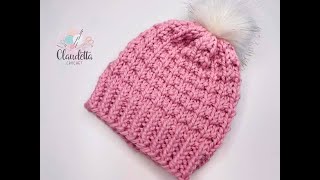 How to KNIT easy Hat for Beginners [upl. by Shakti]