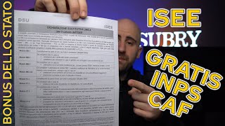 Come richiedere ISEE 2023 INPS o CAF GRATIS TUTORIAL completo DOCUMENTI necessari per BONUS SCONTI [upl. by Odnolor435]