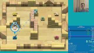 Wii Play  Tanks Solo 100 Speedrun in 4636 [upl. by Siurad29]