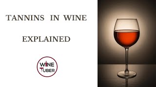 Tannins in wine explained  WineTuber [upl. by Villiers]