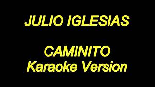 Julio Iglesias  Caminito Karaoke Lyrics NUEVO [upl. by Socher]