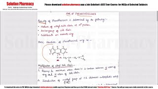 Class 52 SAR of Phenothiazines and Butyrophenones  Medicinal Chemistry 01  BPharmacy 4 semester [upl. by Enrika655]