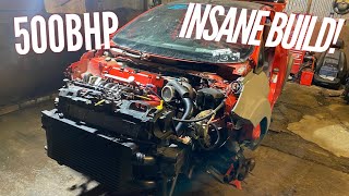 UKS FIRST 500BHP K20 TURBO FIESTA ST WIDE BODY INSANE BUILD [upl. by Jeffries]