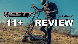 VSETT 11 Electric Scooter REVIEW 94 kmh Speed Testing Comparison with other escooters [upl. by Bill805]