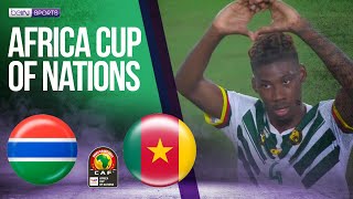 Gambia vs Cameroon  AFCON 2023 HIGHLIGHTS  01232024  beIN SPORTS USA [upl. by Giraud172]