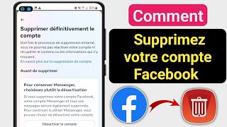 Comment Supprimer Un Compte Facebook 2024  Supprimer Un Compte Facebook en 2024 [upl. by Allan453]