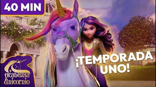 ¡Academia Unicornio TEMPORADA 1 COMPLETA 🌈 en 40 minutos  Dibujos Animados para Niños [upl. by Valley]