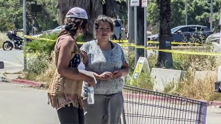 Homeless campers cleared from Coyote Creek in San Jose [upl. by Yraeht]