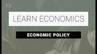 Economic Policy  Economics Basics [upl. by Ynetsed]