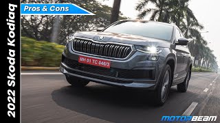 2022 Skoda Kodiaq  4 Pros amp 4 Cons  MotorBeam [upl. by Deehsar697]