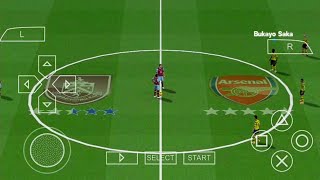 PES 2024 PPSSPP  Burnley vs Arsenal [upl. by Marissa]