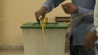 Voting begins in historic Pakistan elections [upl. by Enellek]