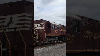 Norfolk Southern 94G geometry Train norfolksouthern [upl. by Nnylirej629]