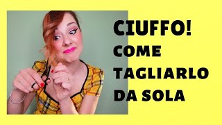 COME TAGLIARE IL CIUFFO DA SOLA [upl. by Peedus]