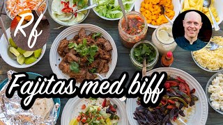 Fajitas med biff [upl. by Ydnec]