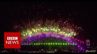 New Year Celebrations Australia welcomes in 2019  BBC News [upl. by Nomolos]