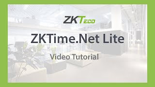 Video Tutorial ZKTimeNet Lite Importar y Exportar Eventos [upl. by Dustman480]