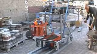 Concrete Block Making Machine BLOX2TS  DIY Do It Yourself  Homemade from drawings [upl. by Wengert900]