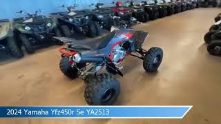 2024 Yamaha Yfz450r Se YA2513 [upl. by Ynnavoig436]