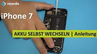 iPhone 7  Akku selbst wechseln  Reparatur Anleitung  Tutorial deutsch [upl. by Akerboom]