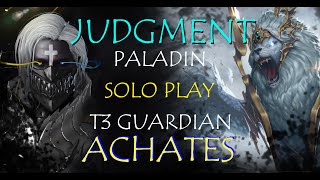 Lost Ark   JUDGMENT PALADIN  T3 Guardian Raid Solo  ACHATES [upl. by Cone]