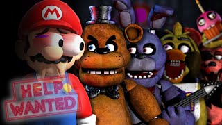 Mario Plays FIVE NIGHTS AT FREDDYS HELP WANTED [upl. by Neelasor]