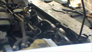 How to change a 2000  2003 Malibu Radiator Part 1 Removal [upl. by Ydurt651]