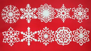 10 FANTÁSTICOS COPOS DE NIEVE SÚPER FÁCILES Y RÁPIDOS PARA DECORAR EN NAVIDAD  Ideas Fantásticas [upl. by Rambow]