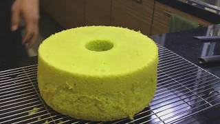 Lets make Pandan Chiffon Cake [upl. by Aehtrod]