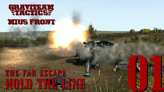 HOLD THE LINE  The Far Escape  Turns 1 amp 2  Graviteam Tactics Mius Front [upl. by Codie275]