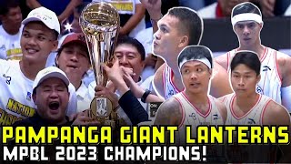 MPBL CHAMPION NA ANG PAMPANGA SOBRANG INTENSE AT DIKIT NG LABAN Pampanga vs Bacoor Highlights [upl. by Carilla]