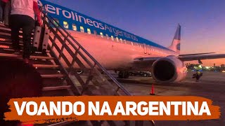 VOANDO PELA AEROLINEAS ARGENTINAS BUENOS AIRESMENDOZA [upl. by Palermo593]