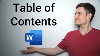 How to Make Table of Contents in Word [upl. by Arjan]