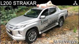 Mitsubishi L200 Strakar 2020  FINALMENTE Um Mitsubishi Que Me INTERESSA  JM REVIEWS 2020 [upl. by Ushijima]