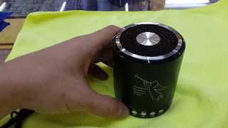 Review T2020 portable mini speaker  fm [upl. by Gracie]