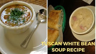 Tuscan White Bean Soup Recipe [upl. by Kalb]