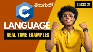 C Programming For Beginners Telugu  Class 21 [upl. by Kath]