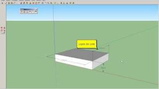 Tutoriel Google Sketchup 8  La cotation dun parallélépipède rectangle  v1 [upl. by Brenn646]