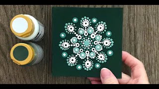 Beginners  EASY  Dot mandala  step by step  Full Tutorial  41 [upl. by Savvas224]