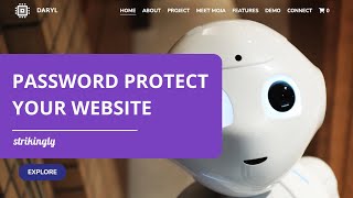 Password Protect Your Strikingly Website [upl. by Marpet]