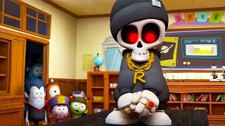 Skeleton Rap  Spookiz  Cartoons for Kids [upl. by Milde]