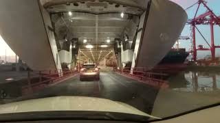 Boarding Stena Adventurer Ferry in Dublin Port [upl. by Haeluj143]