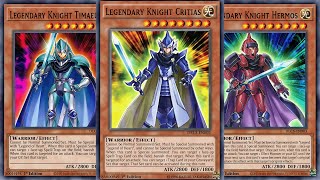 Yu Gi Oh Power Of Chaos LEGEND REBORN KINIGHT OF DESTINY DECK [upl. by Acinorej]