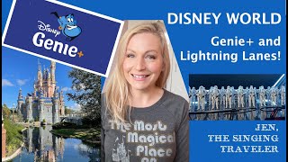 DISNEY WORLD How to use Genie Plus and Lightning Lanes FULL tutorial [upl. by Nolahc867]