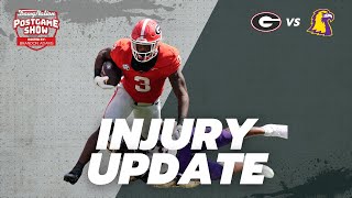 UGA hoping for good news after 2 injuries to key players  DawgNation postgame [upl. by Nuzzi]