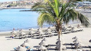 Costa Adeje Tenerife  Beach shopping amp sea [upl. by Kazimir]