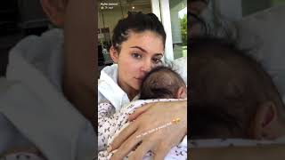 Stormi Webster Smiles While Sleeping  Kylie Jenner Snapchat Story [upl. by Freedman]