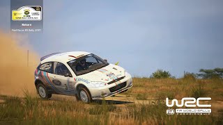 EA WRC  Rally Safari Stage 10 quotNakuruquot 100km  2001 Ford Focus WRC [upl. by Benita]